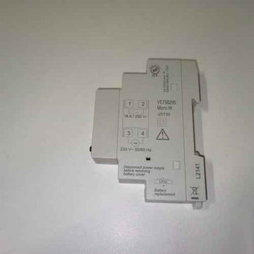 Retour client Ecost Interrupteur de minuterie numérique Vemer VE758200 avec programme hebdomadaire pour rail TopHat, Light G