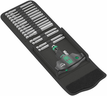 Clé à cliquet wera 05023471001 17 pièces noir vert