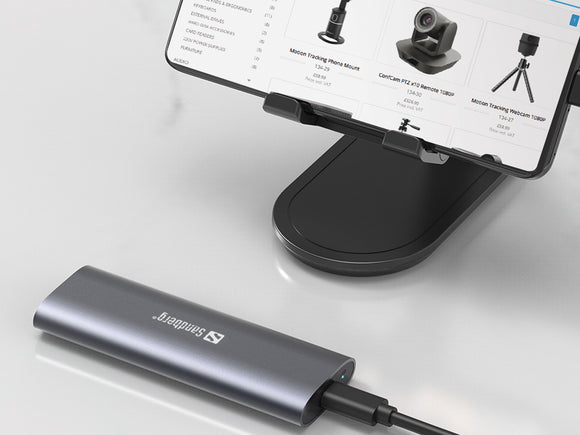 Boîtier usb 3.2 sandberg pour ssd m.2+nvme