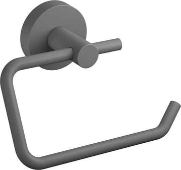 Ecost customer return tesa Moon Grey Toilet Paper Holder, Matt Grey, Roll Holder without Lid for Bat