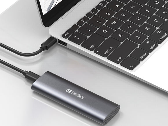 Boîtier usb 3.2 sandberg pour ssd m.2+nvme