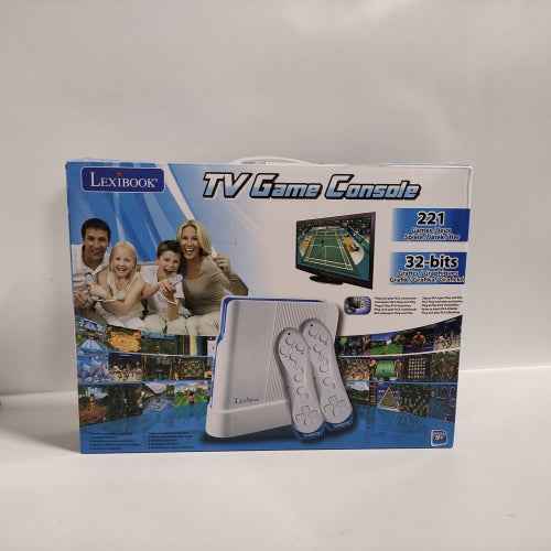 Ecost Customer Return Lexibook TV Game Console 200 Games 32-bit USB-C Adapter White/Blue
