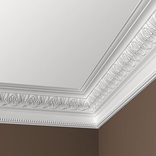 Corniche 150201 Profhome Moulure décorative style Néo-Classicisme blanc 2 m - 0