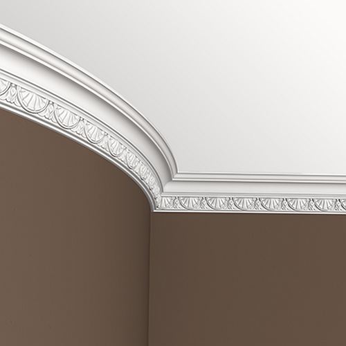 Corniche 150251F Profhome Moulure décorative flexible design intemporel classique blanc 2 m - 0