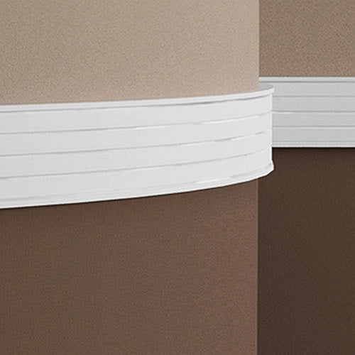 Cimaise 151316F Profhome Moulure décorative flexible design moderne blanc 2 m - 0