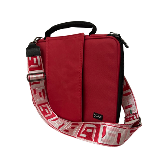 Sac Ordinateur - 13.3 pouces - Rouge avec patte EasyFix Révolutionnaire