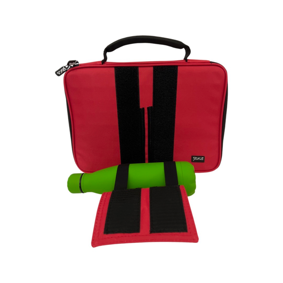Sac Ordinateur - 15.6 pouces - Rouge avec patte EasyFix Révolutionnaire - Clicktofournisseur.com