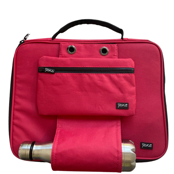 Sac Ordinateur - 15.6 pouces - Rouge avec patte EasyFix Révolutionnaire - Clicktofournisseur.com