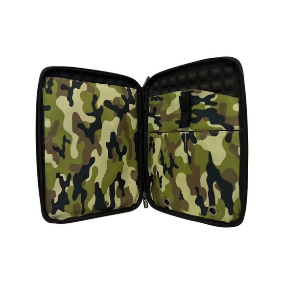 Sac Ordinateur - 15.6 pouces - Camouflage avec patte EasyFix Révolutionnaire - Clicktofournisseur.com