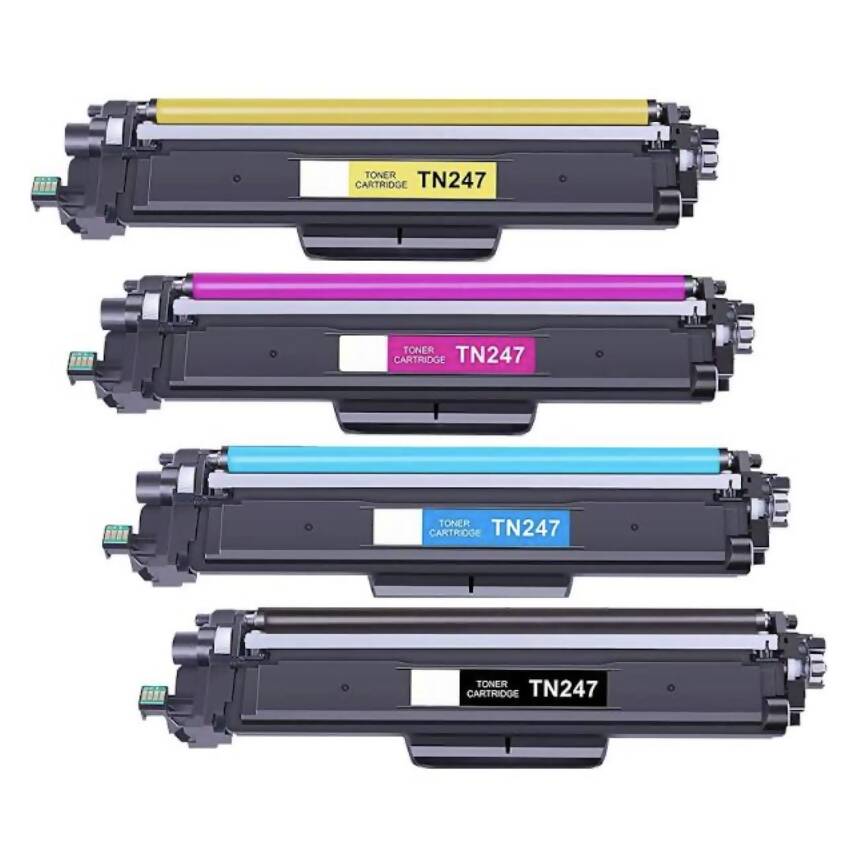 TN247 / TN243 Multipack de 4 Cartouches pour Imprimantes compatibles : DCP-L3550CDW MFC-L3750CDW MFC-L3770CDW HL-L3230CDW HL-L3210CW HL-L3270CDW