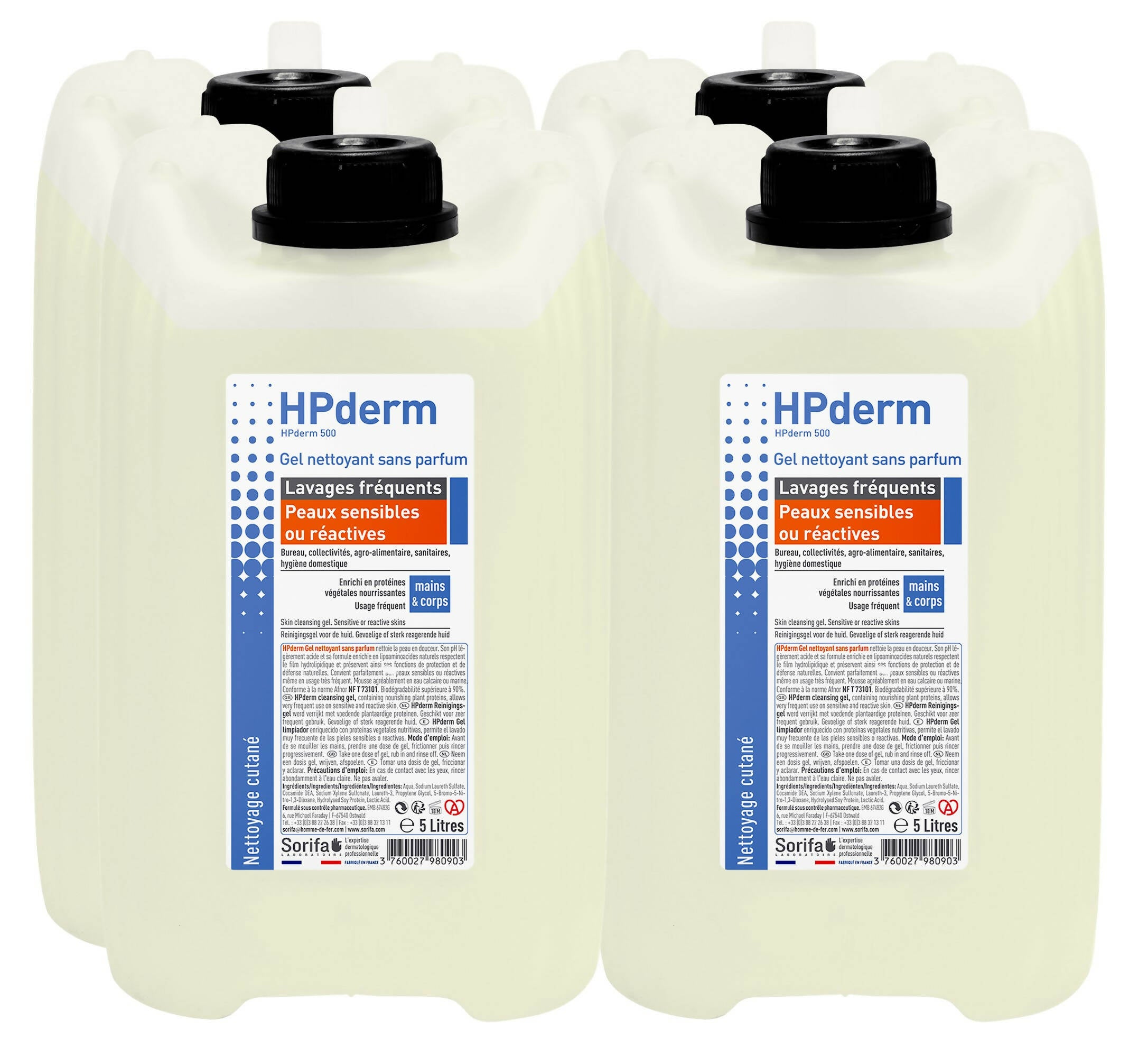 HCC005 - HPderm Peaux sensibles 5L x4