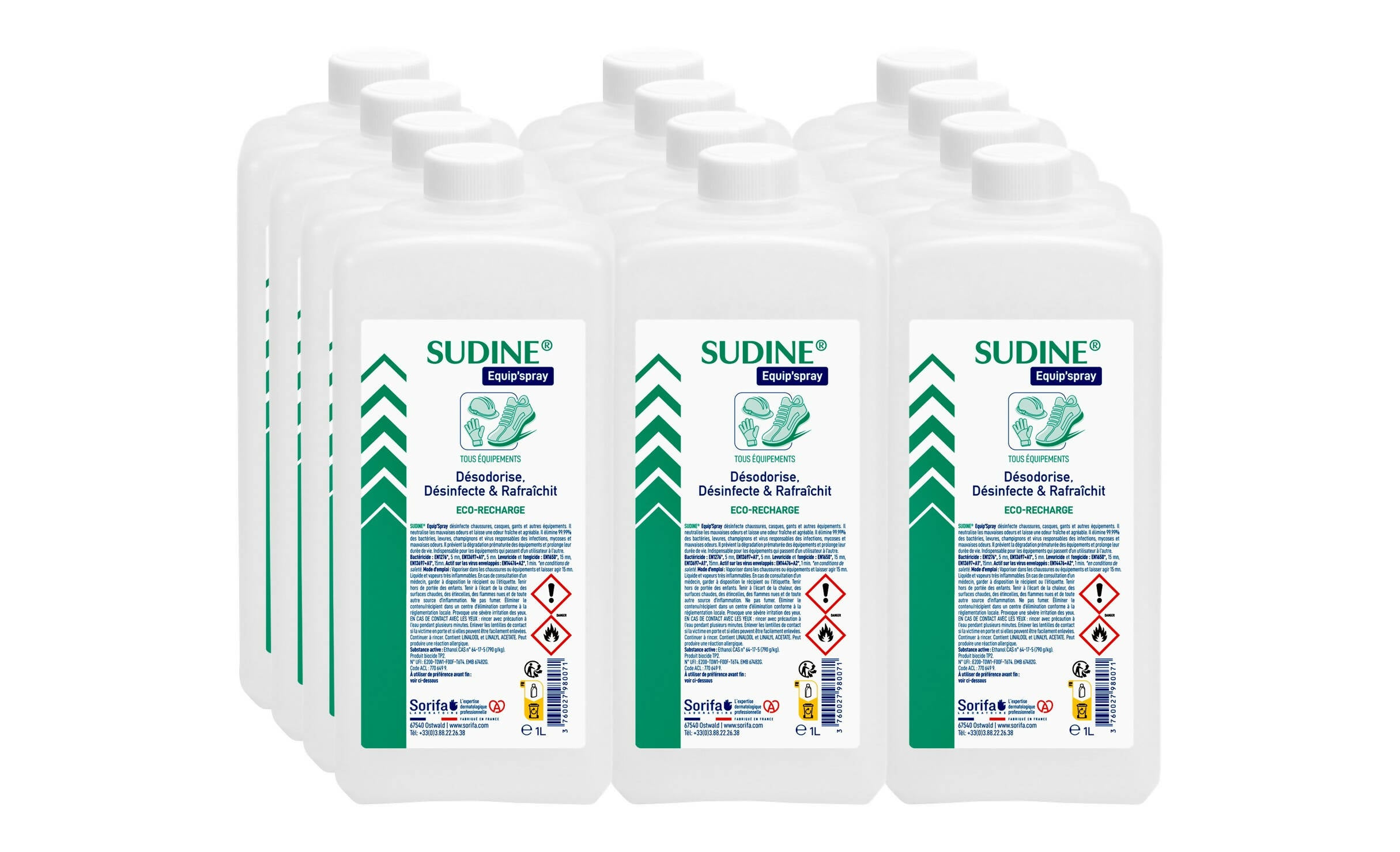 SS001 - Sudine Equip'Spray Recharge 1L x12
