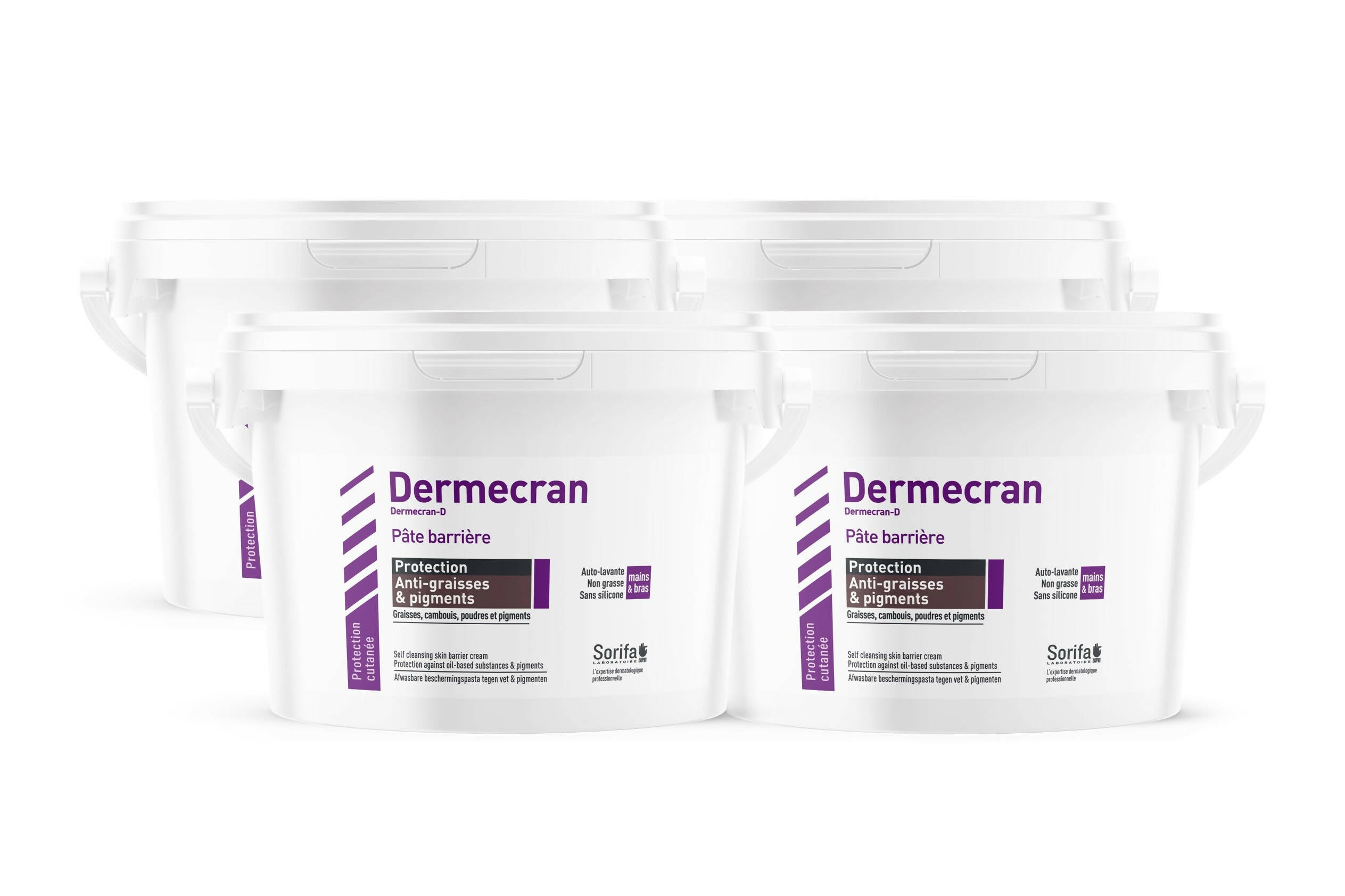 DE002 - Dermécran ANTI-GRAISSE & PIGMENTS 2kg x4