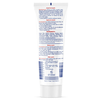 Sorifa - dermécran – pâte de protection anti-graisses – cambouis – poudres – pigments – mains et bras – haute tolérance - tube 125 ml. - Clicktofournisseur.com