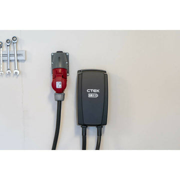 Njord go chargeur portable type 2 avec prise rouge cee - 16a triphasée