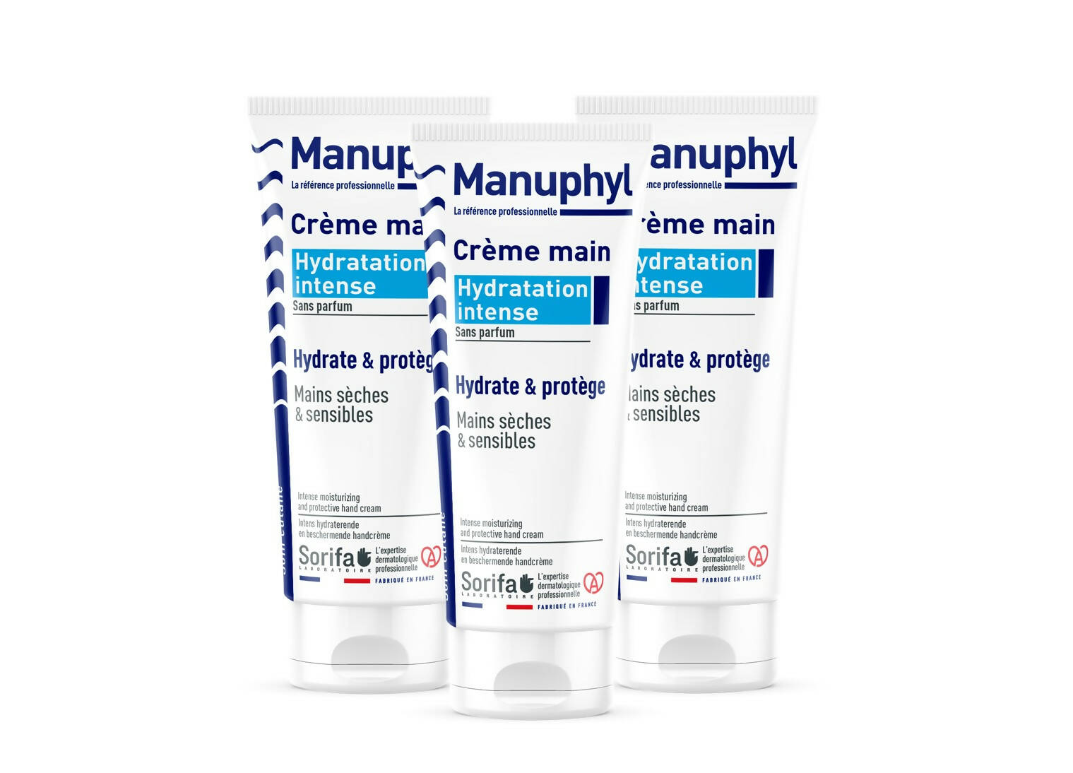 MAN001 - Manuphyl Hydratation intense 100 ml x3
