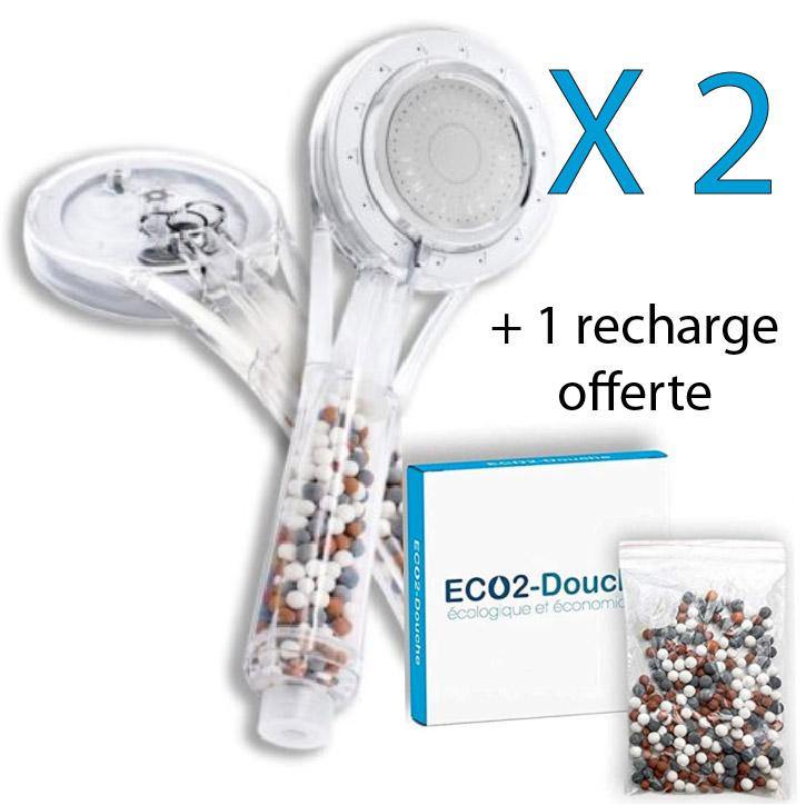 Acheter 2-chromes-recharge Pommeau ECO2-Douche L&#39;ORIGINAL français