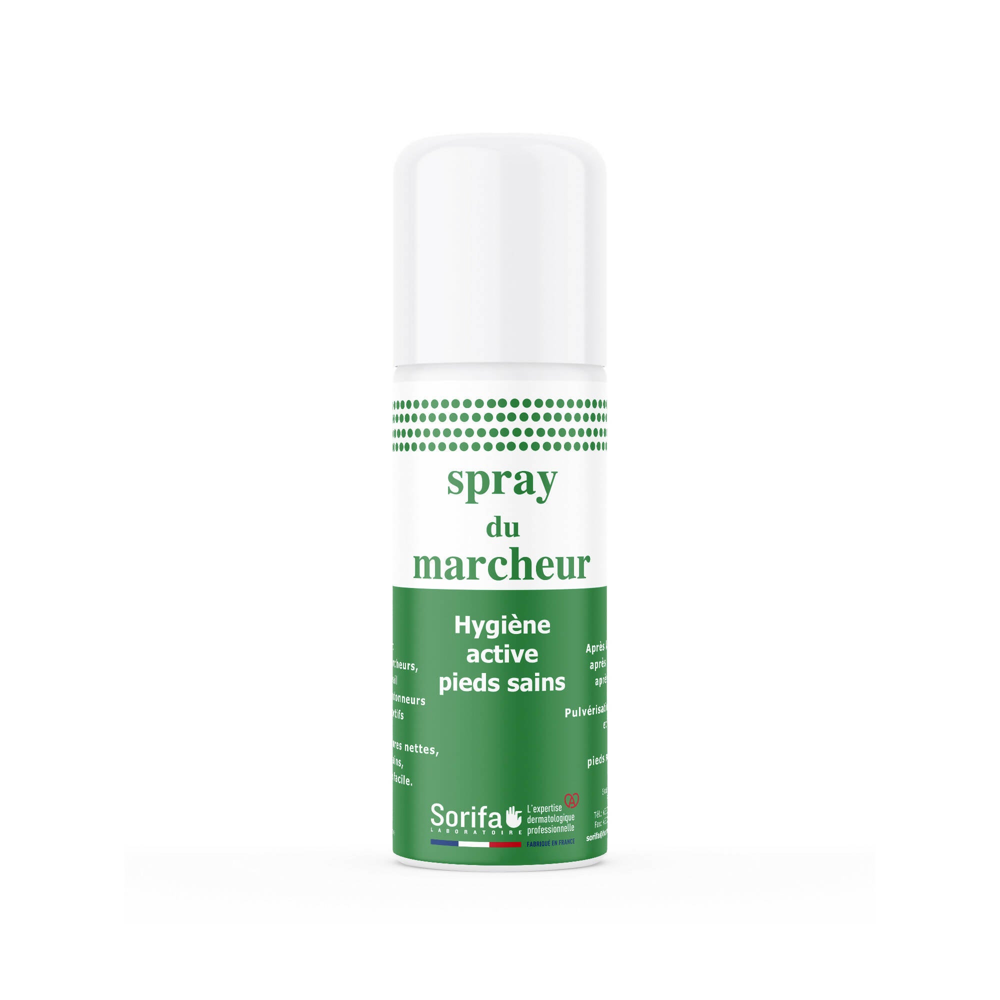 SORIFA - Spray du Marcheur - Hygiène du pied et de la chaussure – Spray 150 ml sans gaz