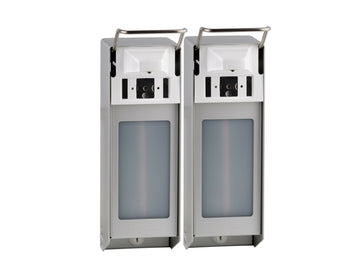 DM000 - Distributeur mural métallique verrouillable 1L x2