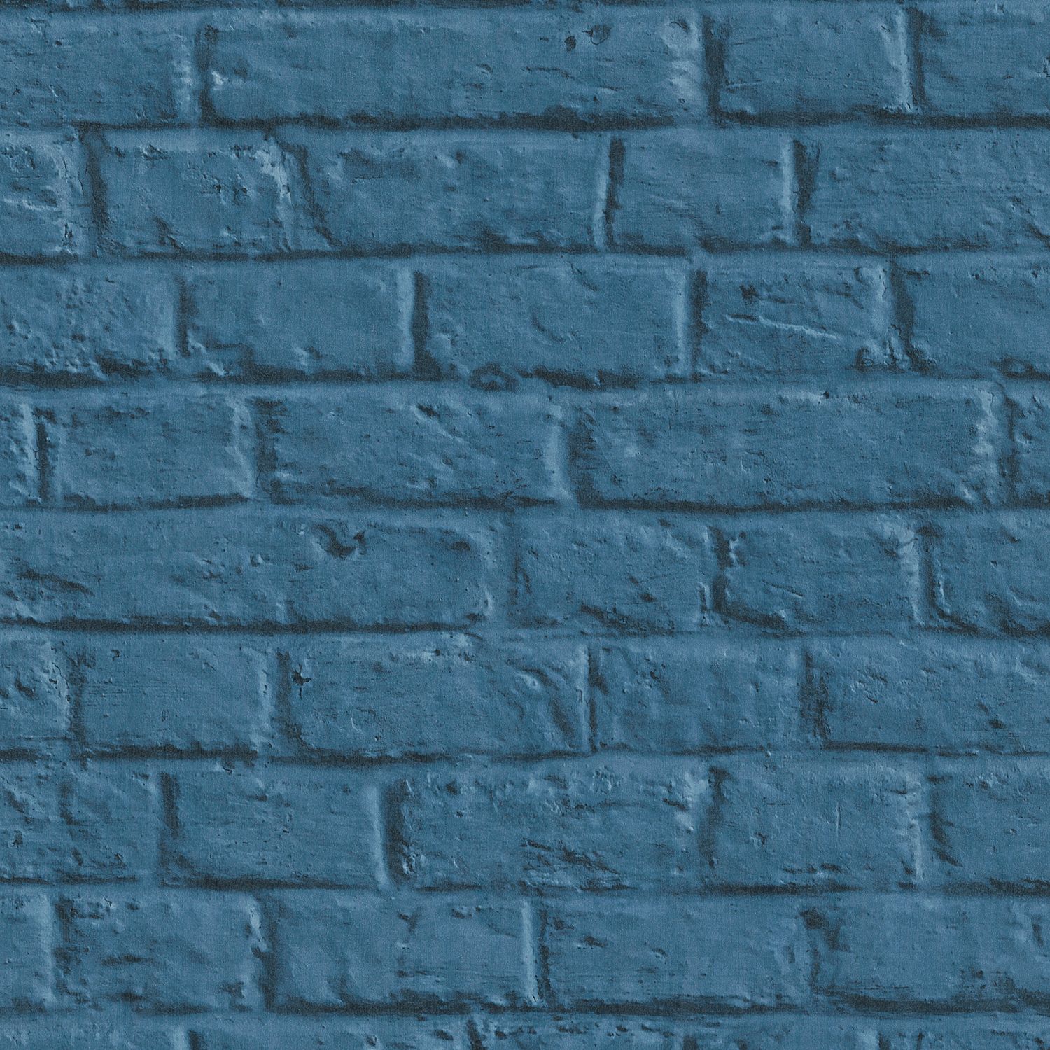 Papier peint aspect pierre carrelage Profhome 369123-GU papier peint intissé légèrement texturé avec une texture tangible mat bleu 5,33 m2