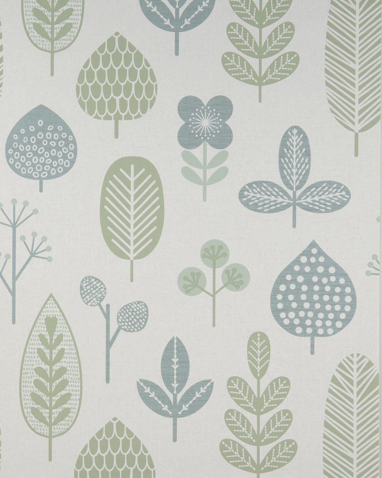 Papier peint floral Profhome BV919084-DI papier peint intissé gaufré à chaud texturé au style country mat blanc vert menthe 5,33 m2