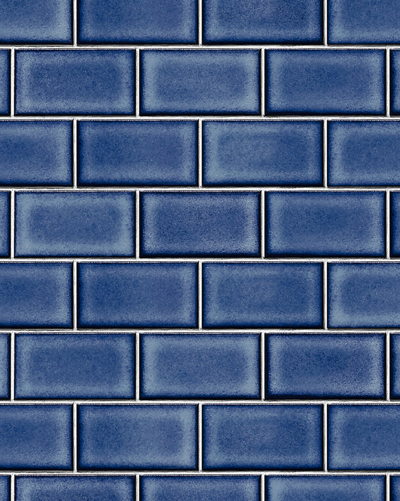 Papier peint à motifs graphiques profhome ba220107-di papier peint intissé gaufré à chaud gaufré avec un dessin graphique brillant bleu blanc 533 m2