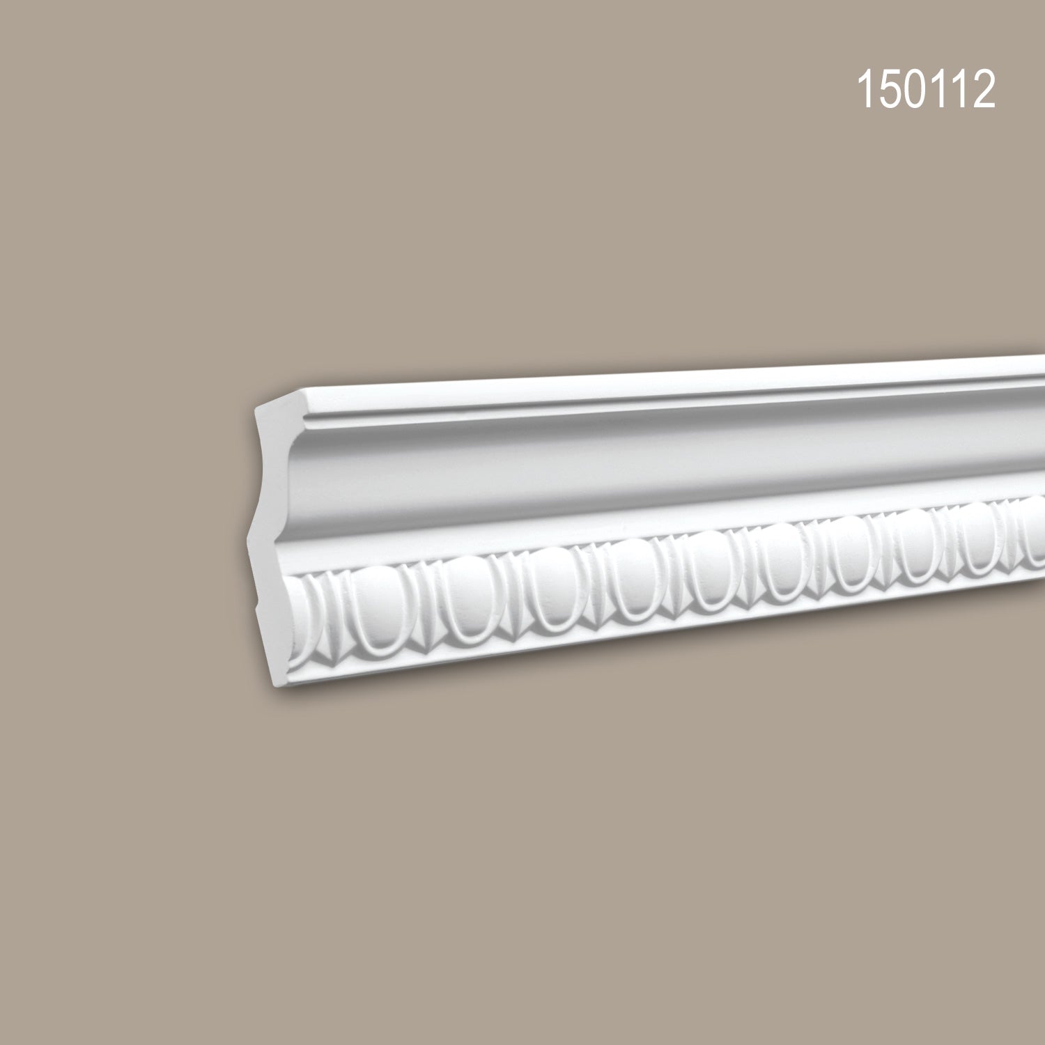 Corniche 150112 Profhome Moulure décorative design intemporel classique polyuréthane blanc 2 m