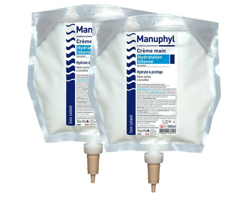 MAN8002 - Manuphyl Hydratation intense poche 800 ml x2