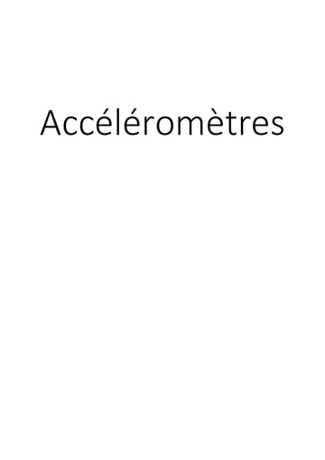Accéléromètres clicktofournisseur.com