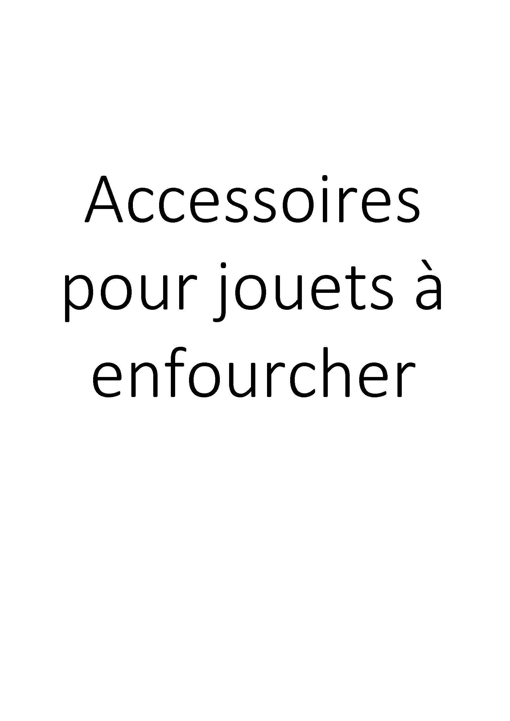 Accessoires pour jouets à enfourcher clicktofournisseur.com