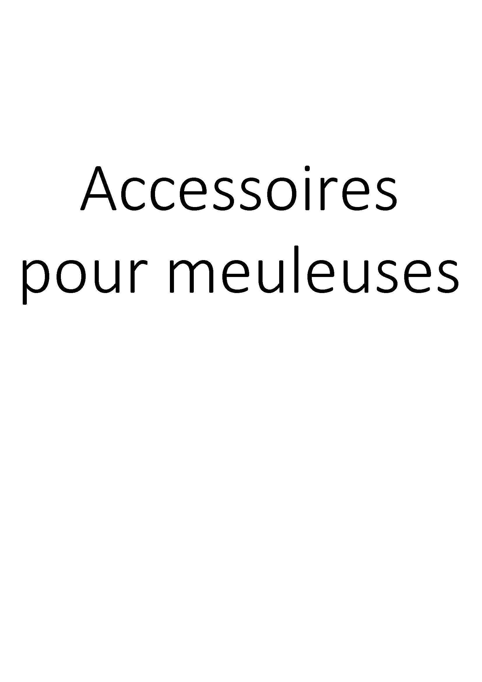 Accessoires pour meuleuses clicktofournisseur.com