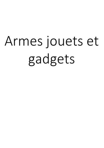 Armes jouets et gadgets clicktofournisseur.com