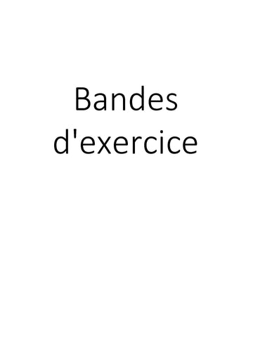Bandes d'exercice clicktofournisseur.com