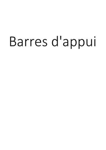 Barres d'appui clicktofournisseur.com