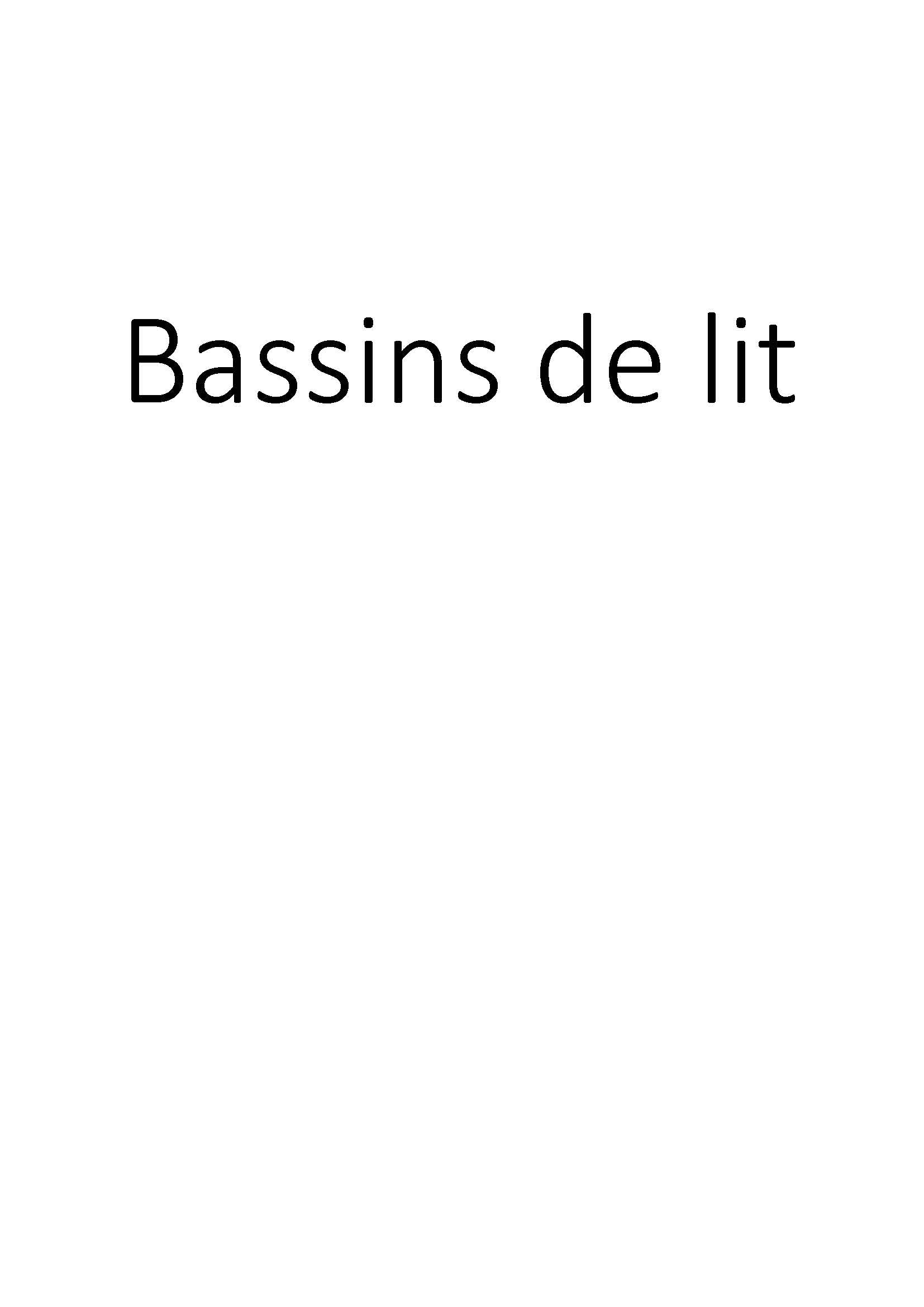 Bassins de lit clicktofournisseur.com