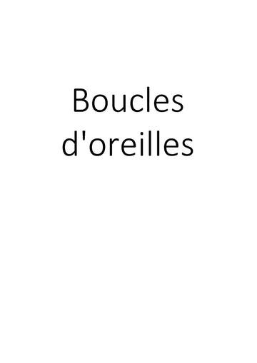 Boucles d'oreilles clicktofournisseur.com