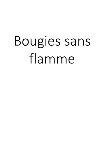 Bougies sans flamme clicktofournisseur.com