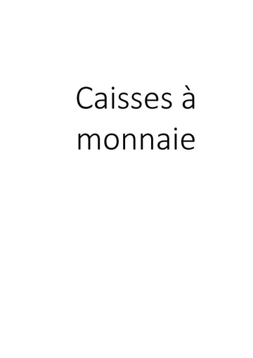 Caisses à monnaie clicktofournisseur.com