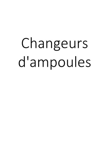 Changeurs d'ampoules clicktofournisseur.com