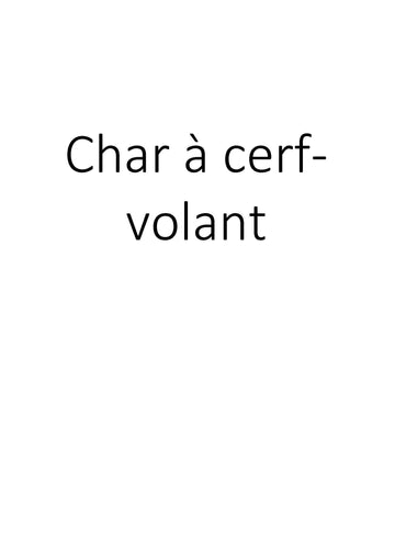 Char à cerf-volant clicktofournisseur.com