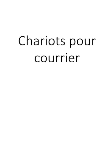Chariots pour courrier clicktofournisseur.com