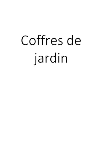 Coffres de jardin clicktofournisseur.com