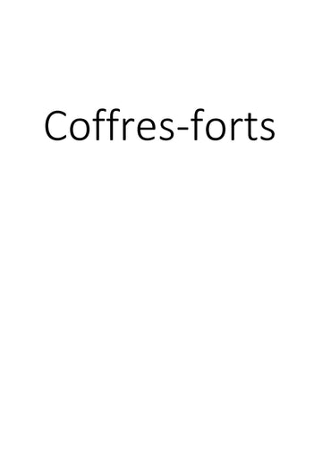 Coffres-forts clicktofournisseur.com
