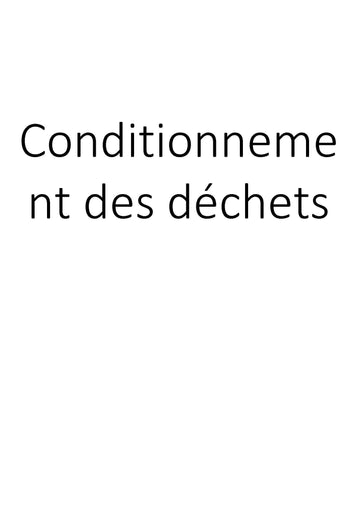 Conditionnement des déchets clicktofournisseur.com