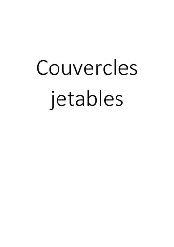 Couvercles jetables clicktofournisseur.com