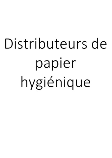 Distributeurs de papier hygiénique clicktofournisseur.com