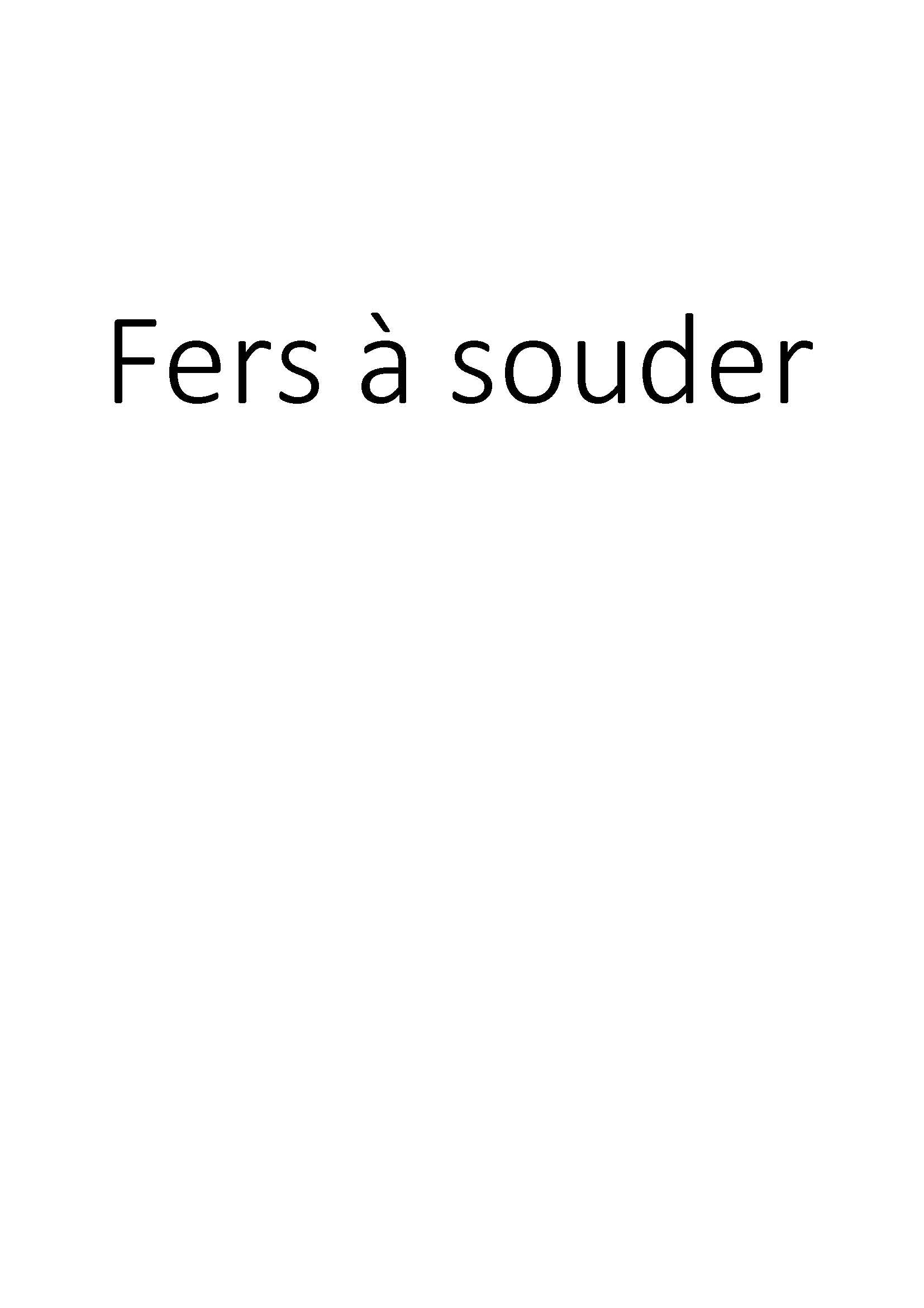 Fers à souder clicktofournisseur.com