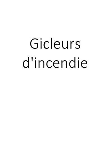 Gicleurs d'incendie clicktofournisseur.com