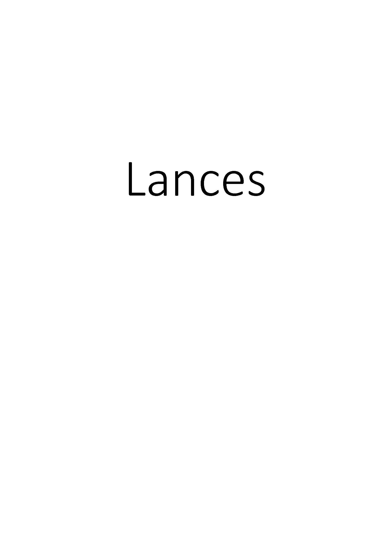 Lances