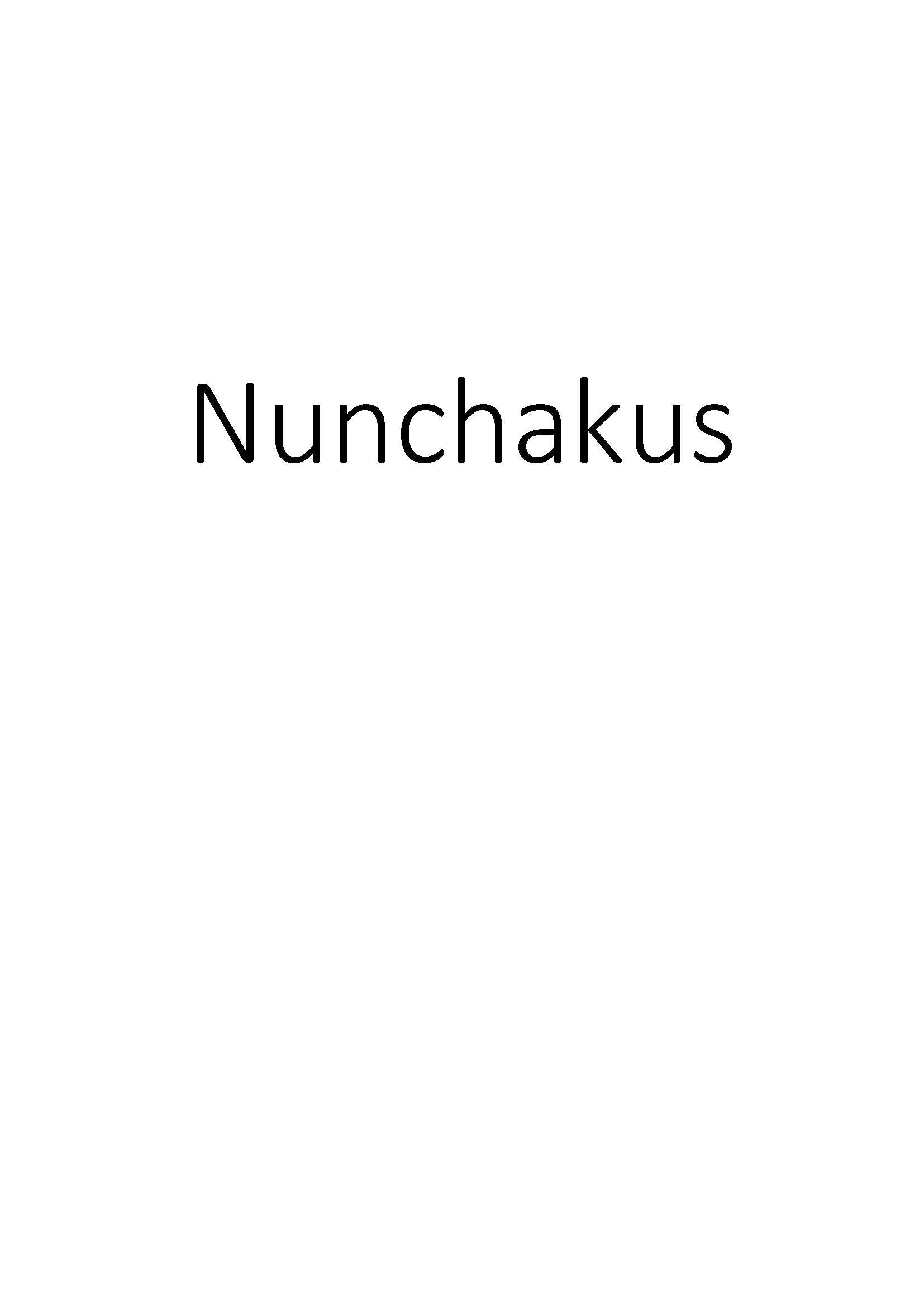 Nunchakus